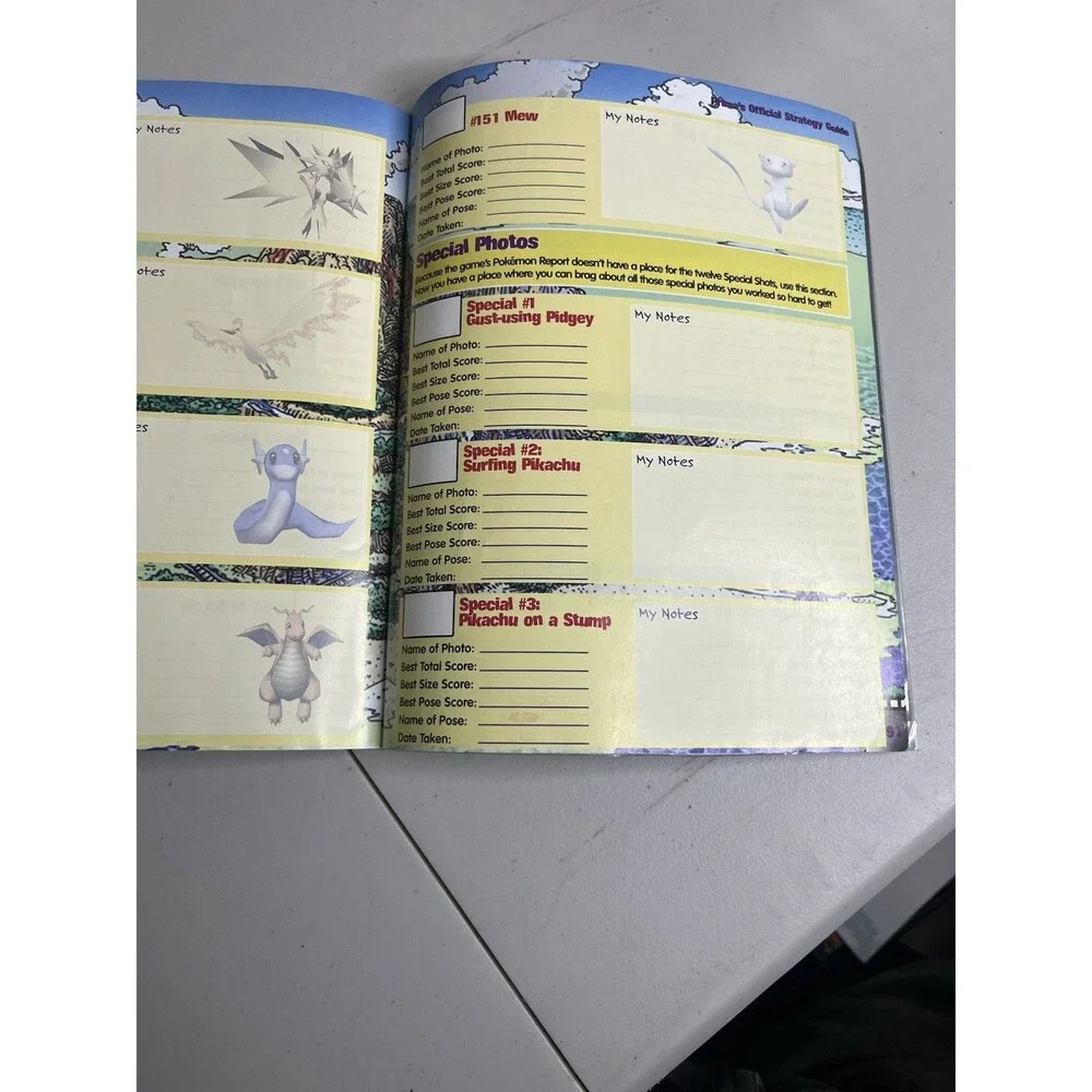 Pokemon Snap Prima Official Strategy Guide Nintendo 64 N64 Complete Book Manual